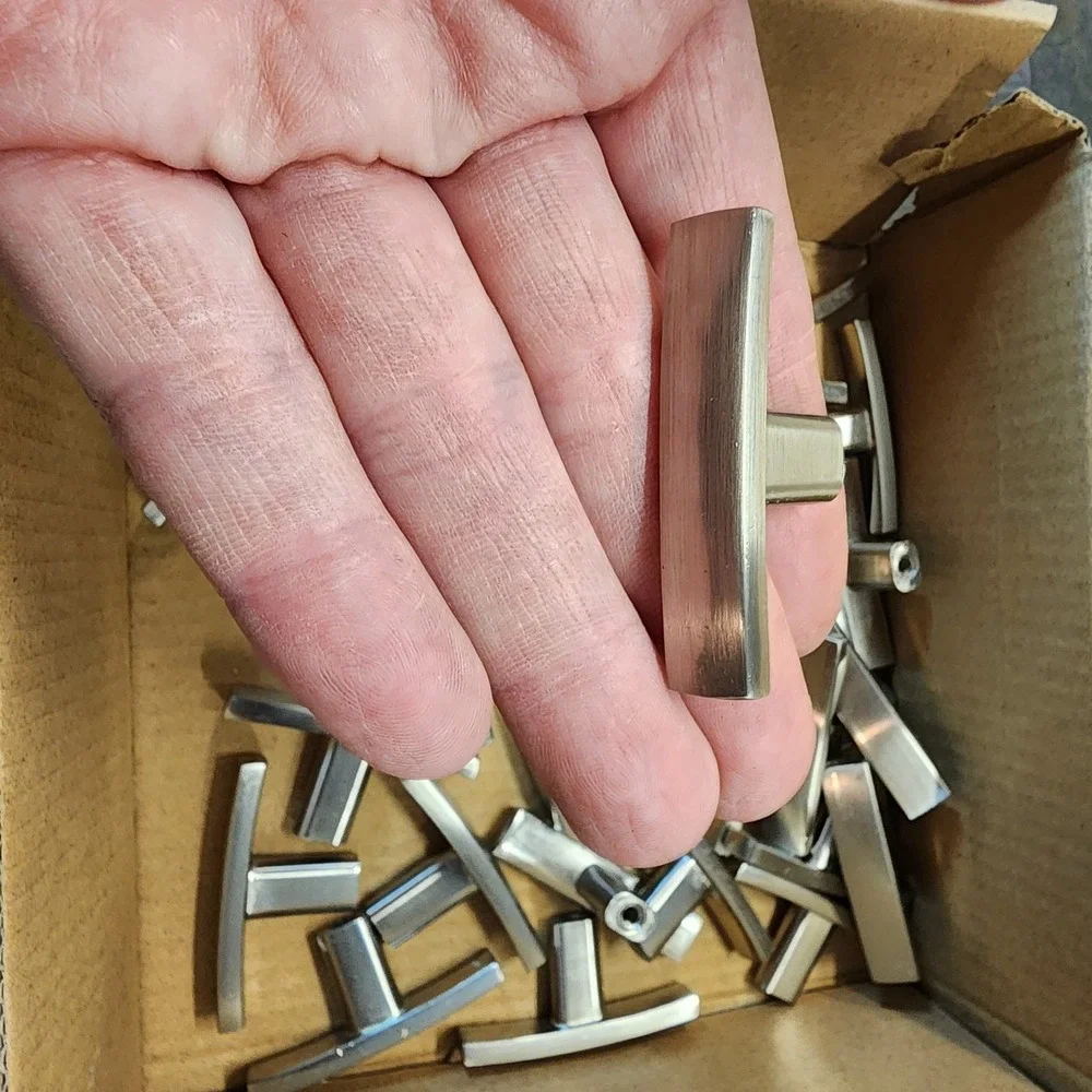Amerdeco Brushed Satin Nickel 2in  Cabinet Pulls Used 27 TOTAL, See Details